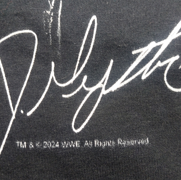 Dominik Mysterio Shirt Dirty Dom WWE 2024 Black Large Ripple Junction - Picture 4 of 5